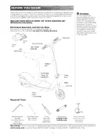 Preview for 3 page of Razor E200 Series Troubleshooting Manual