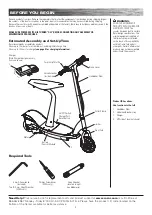 Preview for 4 page of Razor E200s Owner'S Manual