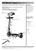 Preview for 5 page of Razor E300 HDL Owner'S Manual