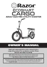 Razor ECOSMART CARGO Owner'S Manual preview