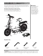 Preview for 3 page of Razor Ecosmart metro 13114501 Owner'S Manual