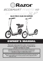 Razor EcoSmart Metro HD Owner'S Manual preview