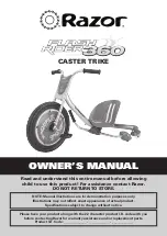 Razor Flash Rider 360 Owner'S Manual предпросмотр