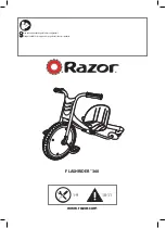 Preview for 1 page of Razor FLASHRIDER 360 User Manual