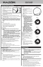 Preview for 12 page of Razor GGC1643M Owner'S Manual