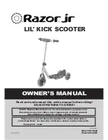 Razor Lil’ Kick Owner'S Manual предпросмотр