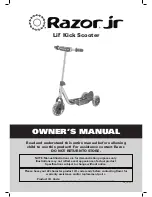 Razor Lil’ Kick Owner'S Manual preview