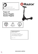 Razor Plegable Quick Start Manual preview