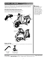 Preview for 3 page of Razor Pocket Mod Bella 15130662 Owner'S Manual