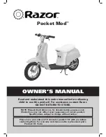 Preview for 1 page of Razor Pocket Mod Owner'S Manual