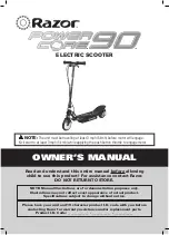 Razor Power Core 90 Owner'S Manual preview