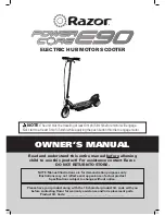 Razor PowerCore E90 Owner'S Manual preview