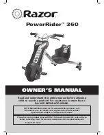 Preview for 1 page of Razor PowerRider 360 Owner'S Manual