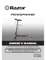 Preview for 1 page of Razor Powerwing Black 20036060 Owner'S Manual