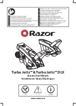 Razor TURBO JETTS Manual preview