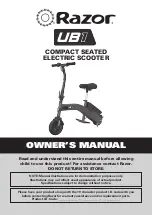 Razor UB1 Owner'S Manual preview