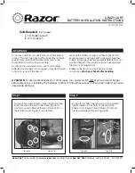 Preview for 1 page of Razor W25143499003 Installation Instructions