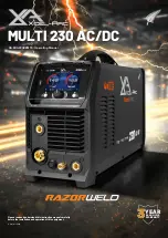 Razorweld Xcel-Arc MULTI 230 AC/DC Operating Manual предпросмотр