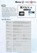 Preview for 2 page of Razr Bee 8 Quick Start Manual