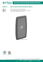 Предварительный просмотр 1 страницы rba KB301 Series Installation, Operation And Maintenance Instructions