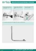 Предварительный просмотр 4 страницы rba Raffaello RBA4601 Series Installation, Operation And Maintenance Instructions