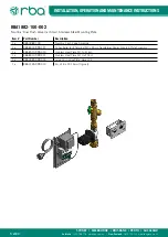 Предварительный просмотр 5 страницы rba RBA1882-100-001 Installation, Operation And Maintenance Instructions