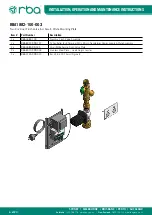 Предварительный просмотр 6 страницы rba RBA1882-100-001 Installation, Operation And Maintenance Instructions