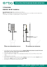 Предварительный просмотр 13 страницы rba RBA1882-100-001 Installation, Operation And Maintenance Instructions