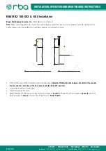 Предварительный просмотр 15 страницы rba RBA1882-100-001 Installation, Operation And Maintenance Instructions