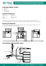 Preview for 2 page of rba RBA2731-032-UG Installation, Operation And Maintenance Instructions