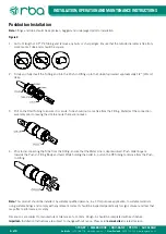 Preview for 6 page of rba RBA2731-032-UG Installation, Operation And Maintenance Instructions