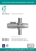 rba RBA4110-999 Series Installation, Operation And Maintenance Instructions preview