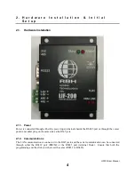 Preview for 6 page of RBH Access Technologies Integra 32 LIF-200 User Manual