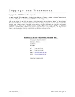 Preview for 2 page of RBH access LIF-200 User Manual