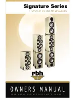 RBH Sound 1010-SEN Owner'S Manual preview