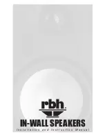 RBH Sound A-610 Installation And Instruction Manual preview