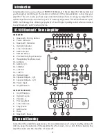 Preview for 3 page of RBH Sound BT-100 Owner'S Manual