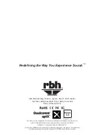 Preview for 8 page of RBH Sound BT-100 Owner'S Manual