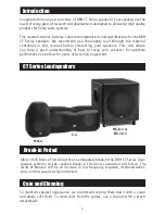 Preview for 3 page of RBH Sound C-4 Owner'S Manual