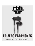 RBH Sound EP-ZERO Owner'S Manual preview