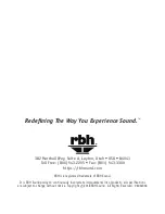 Preview for 13 page of RBH Sound EP-ZERO Owner'S Manual