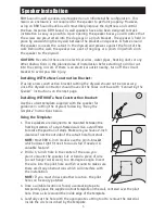 Предварительный просмотр 5 страницы RBH Sound IN-WALL SPEAKERS Installation And Instruction Manual