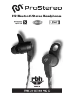 RBH Sound ProStereo H2 Owner'S Manual preview