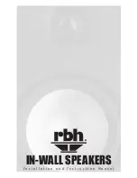 RBH Sound TK-8 Installation And Instruction Manual предпросмотр