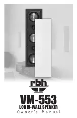 RBH Sound VM-553 Owner'S Manual preview