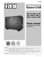 RBI Dominator 1050-1350 Installation & Operating Instructions Manual предпросмотр