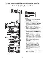 Предварительный просмотр 27 страницы RBI FUTERA FUSION Series Installation & Operation Manual