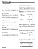 Preview for 28 page of RBI Futera II Modulation Installation And Operation Instructions Manual