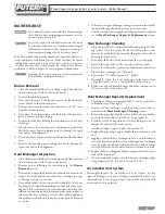 Preview for 31 page of RBI Futera II Modulation Installation And Operation Instructions Manual