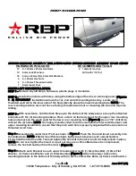 Preview for 1 page of RBP RBP-1109B-RX3 Instructions